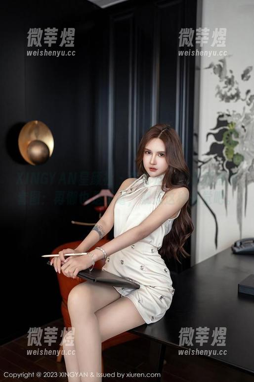 XINGYAN星颜社 - 李若汐ci的最新居家套图：再懒也是时髦，就是这种感觉吧。