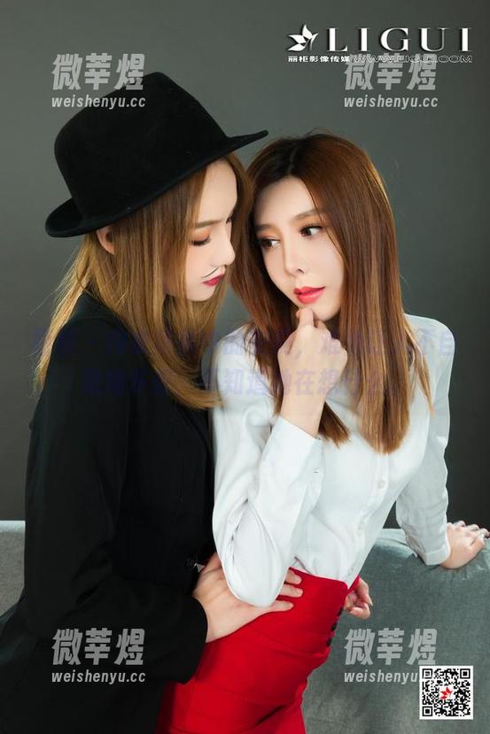 丽柜 - 内衣写真中的安安，难免让人不自觉地多想，不知道她在想什么。