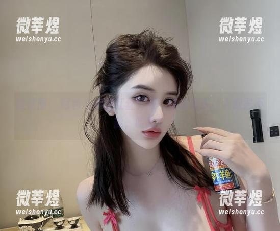 微密圈 - 阿色与她的红丝界限：这套写真让人欲罢不能，哈哈！